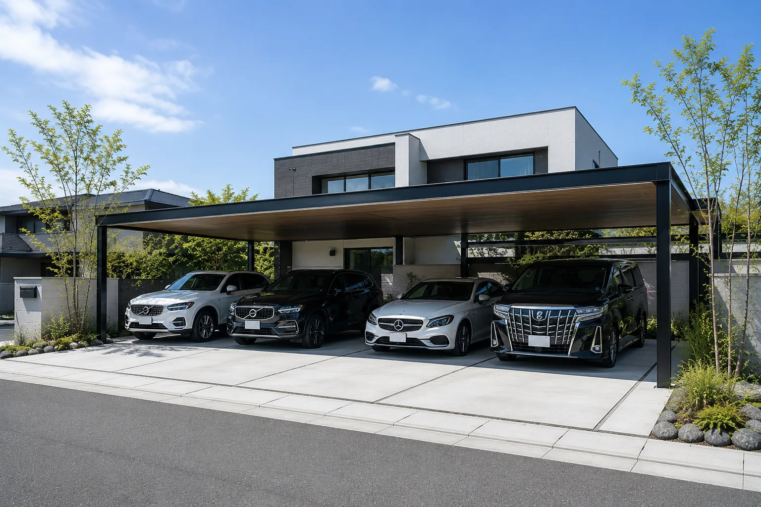 カーポート・駐車場の施工例