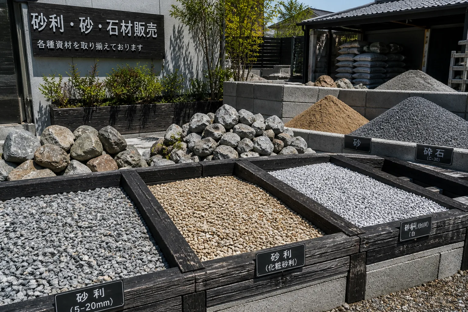 砂利・石材の施工例