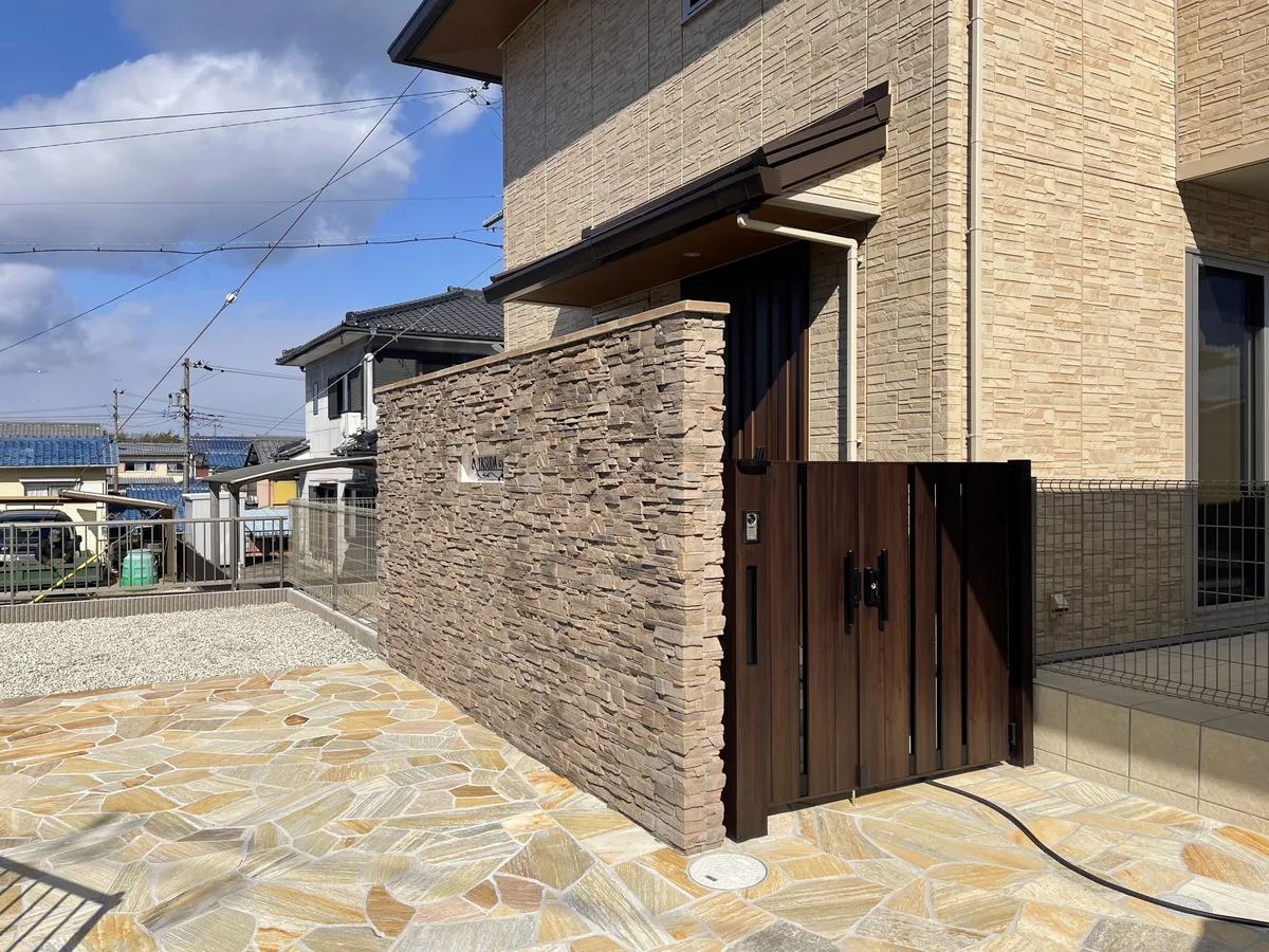 茶門柱シャレオツの施工事例