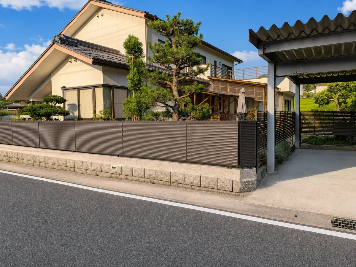 外構フェンスの施工事例
